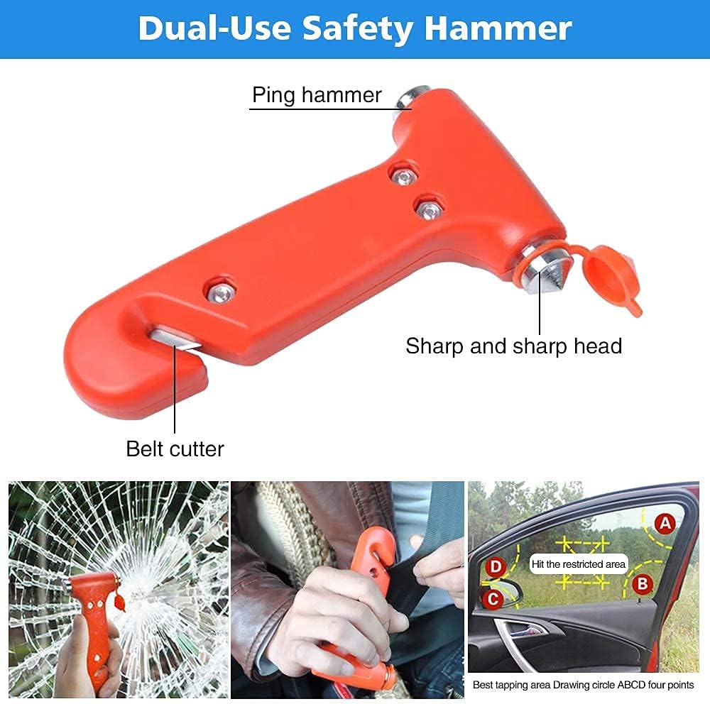 STDY Car Roadside Emergency Kit with Jumper Cables, Vehicle Auto Safety Kit