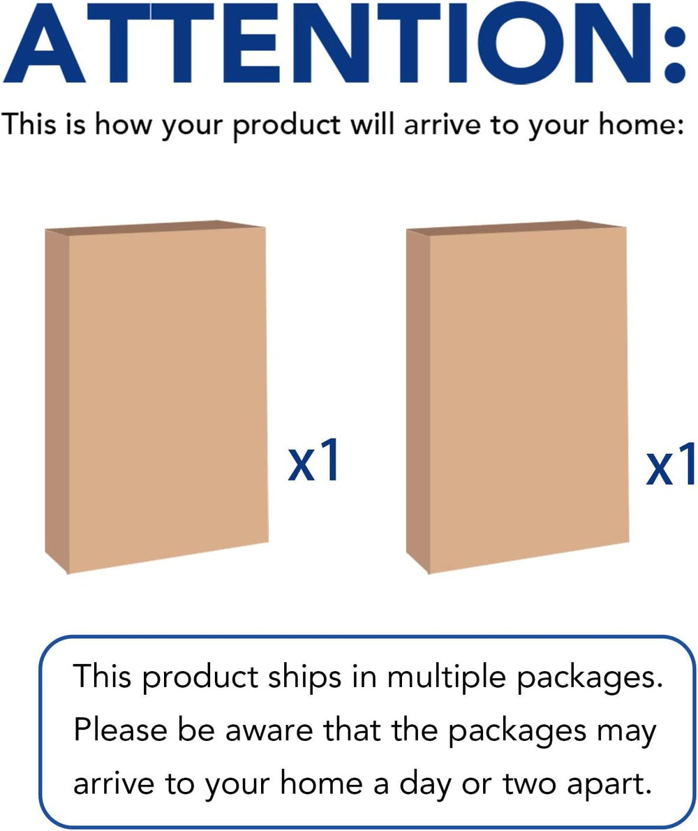 FLEXIMOUNTS 3x6 Overhead Garage Ceiling Storage Rack, 2 Pack, White