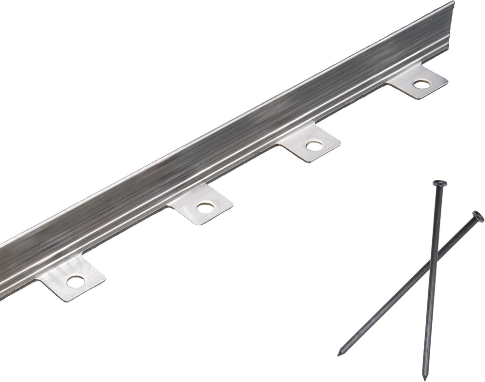 EasyFlex Aluminum No-Dig Landscape Edging for Landscape or Paver Projects, 10...