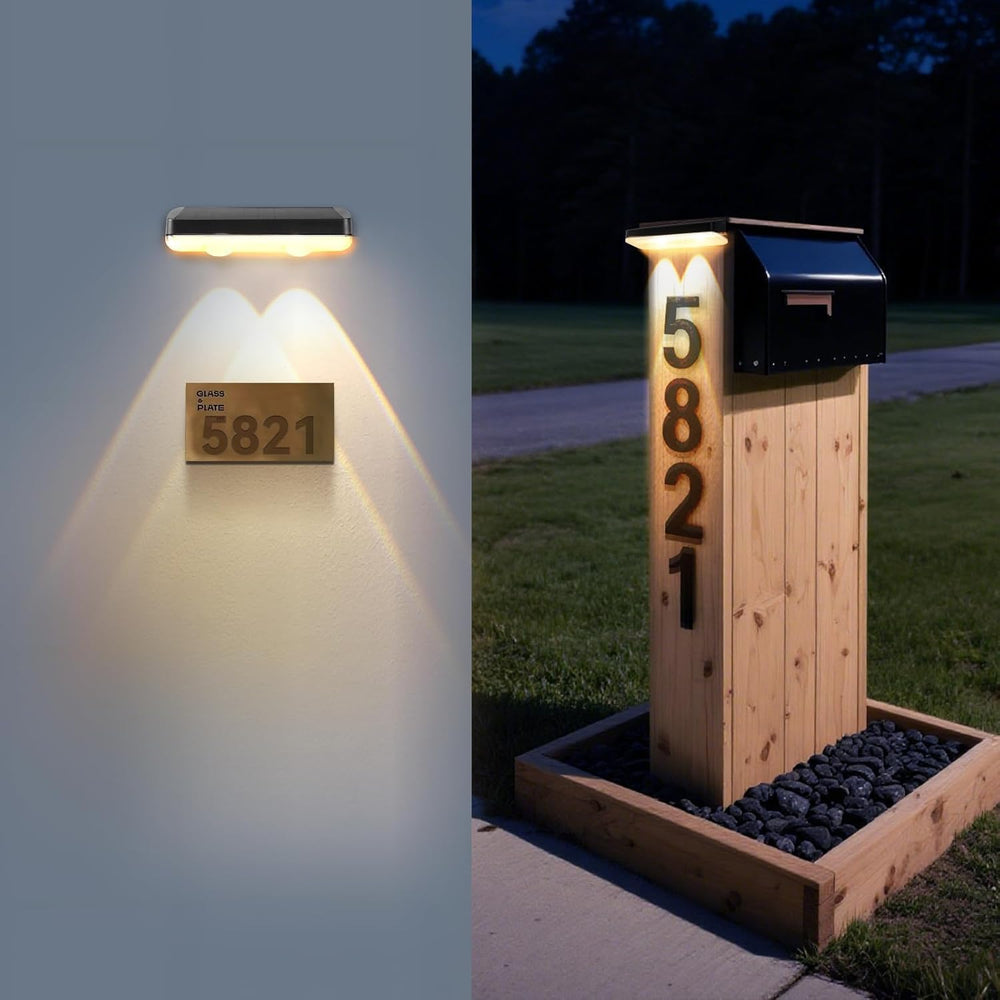 Solar Deck Lights Outdoor 12 Pack for Wall, Step, Porch, Deck, Railing