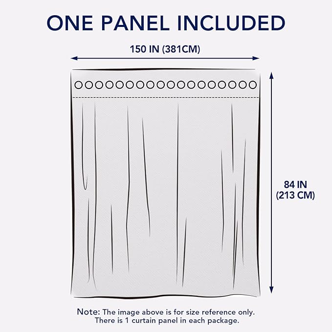 PureFit Outdoor Curtains for Patio Waterproof Weatherproof, UV Resistant Outs...
