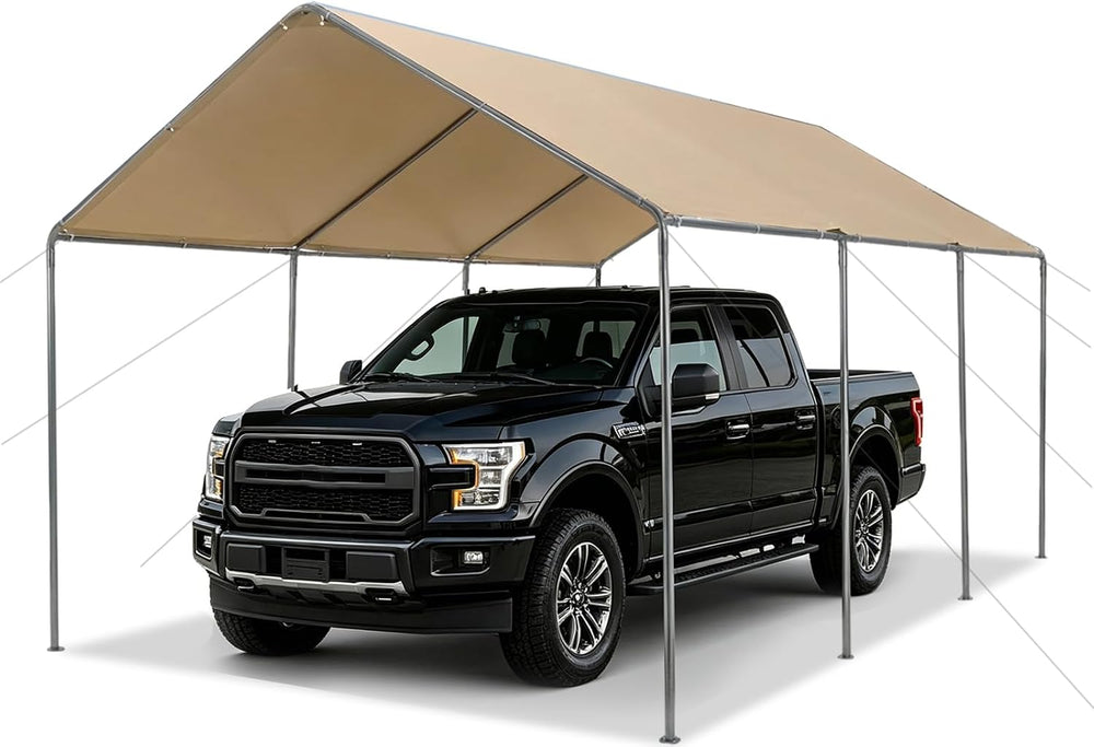 Carport, 12x20ft Heavy Duty Portable Garage, Car Port with Storage Shed, Car ...