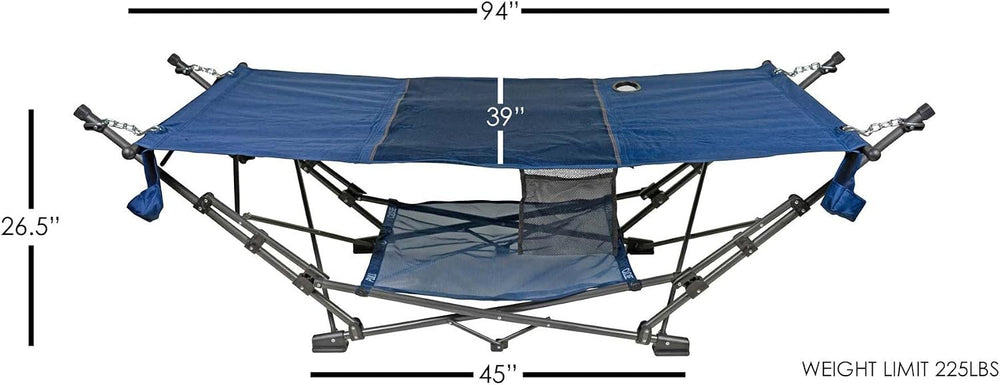 Limited Outdoor Indoor Portable Foldable Metal Framed Lounge Hammock Furnitur...