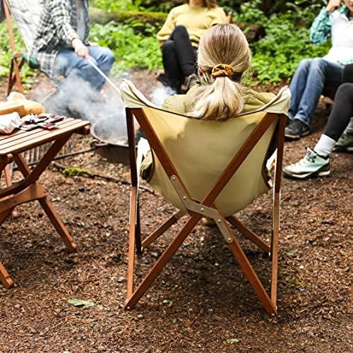 BYER OF MAINE Pangean Butterfly Chair, 34″H × 23″W × 27″D in Natural