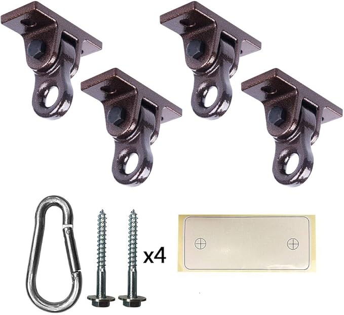 Heavy Duty Bronze Swing Hangers Screws Bolts Included Over 5000 lb Capacity P...