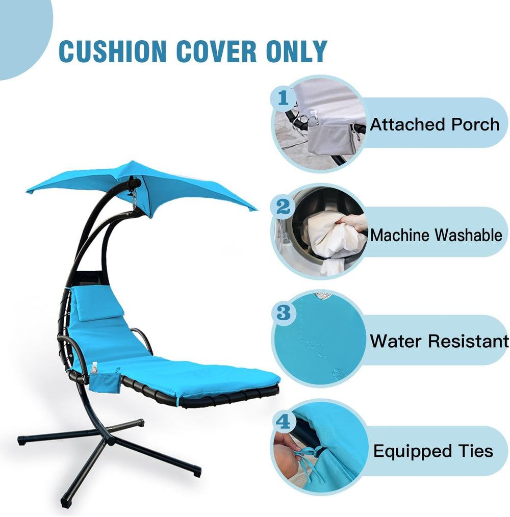 Outdoor Hanging Lounge Chair Replacement Cushion Cover Only