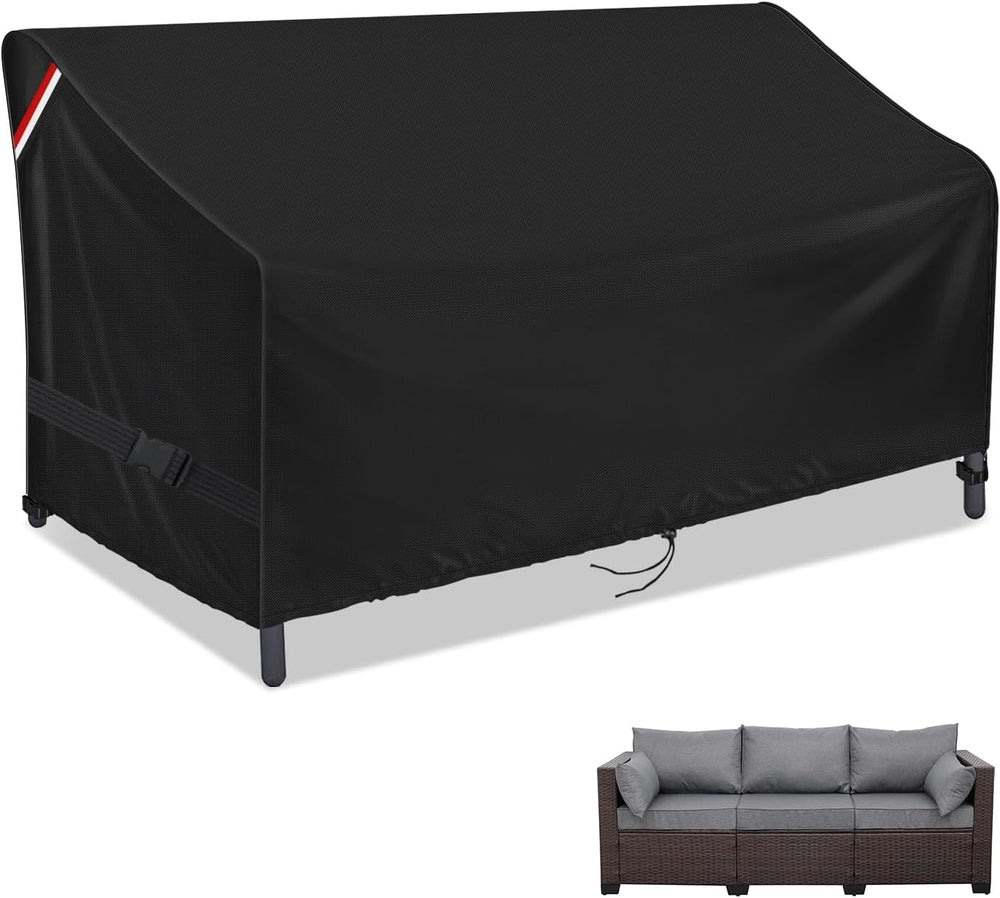 Outdoor Waterproof Sofa Loveseat Glider Cover, 80" L x 36" W x 33&q...
