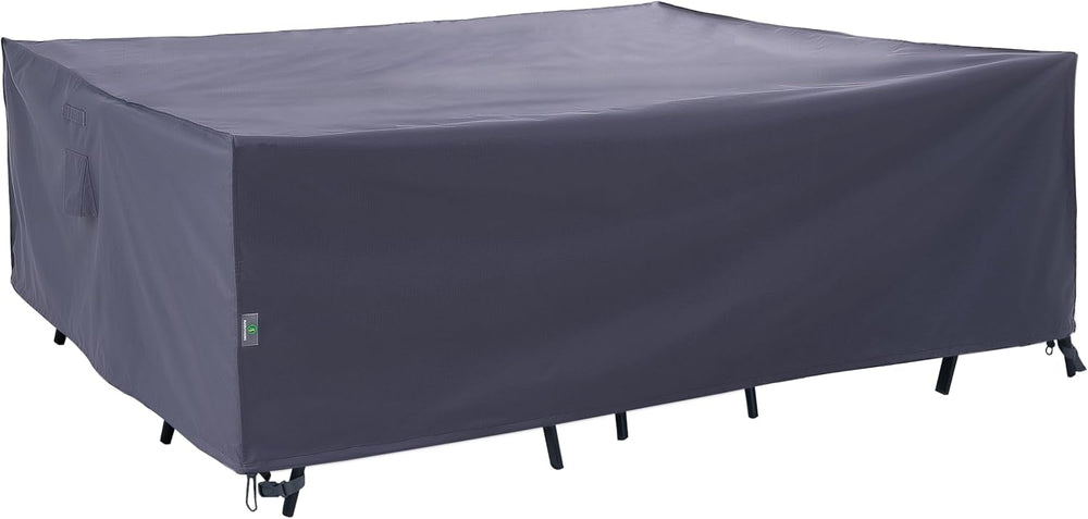 F&J Outdoors Extra Large Patio Furniture Covers, Grey, 180"W x 96&qu...