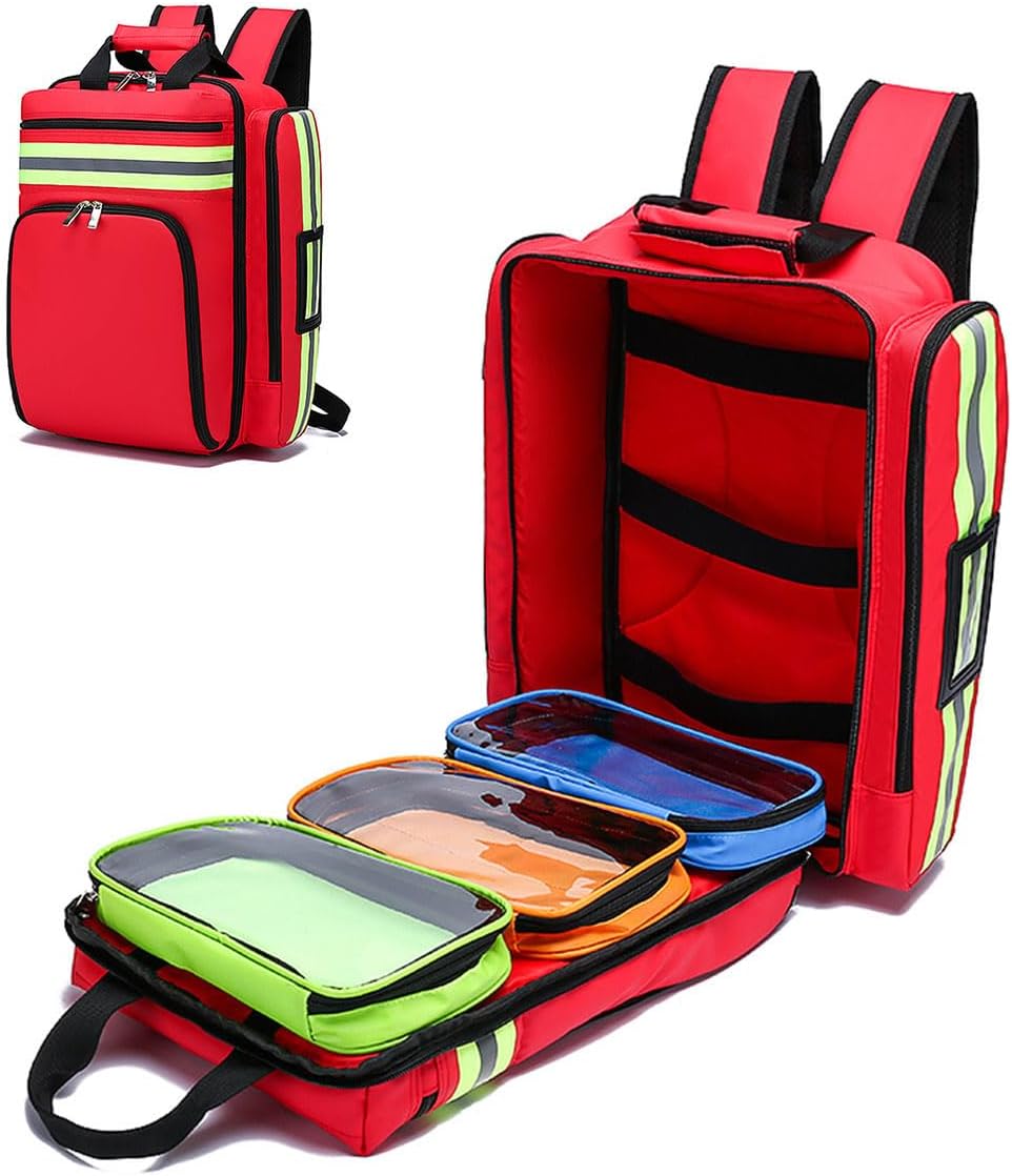 Medical Bag First Aid bag Medical Backpack,Medicine Bag,First Aid Backpack wi...