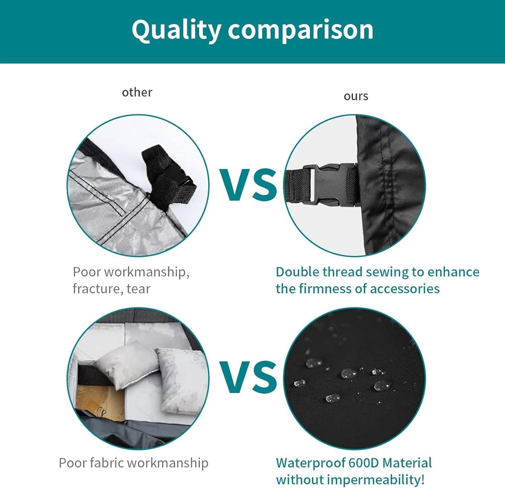 Patio Furniture Cover,Outdoor Furniture Cover Waterproof 90*90*30 In