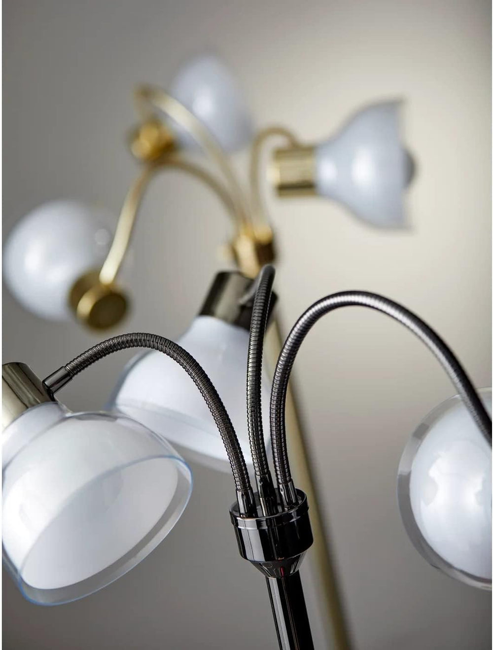 Adesso 3566-04 Presley 3-Arm Floor Lamp, 69 in., 3 X 40W Incandescent/ 13W CF...