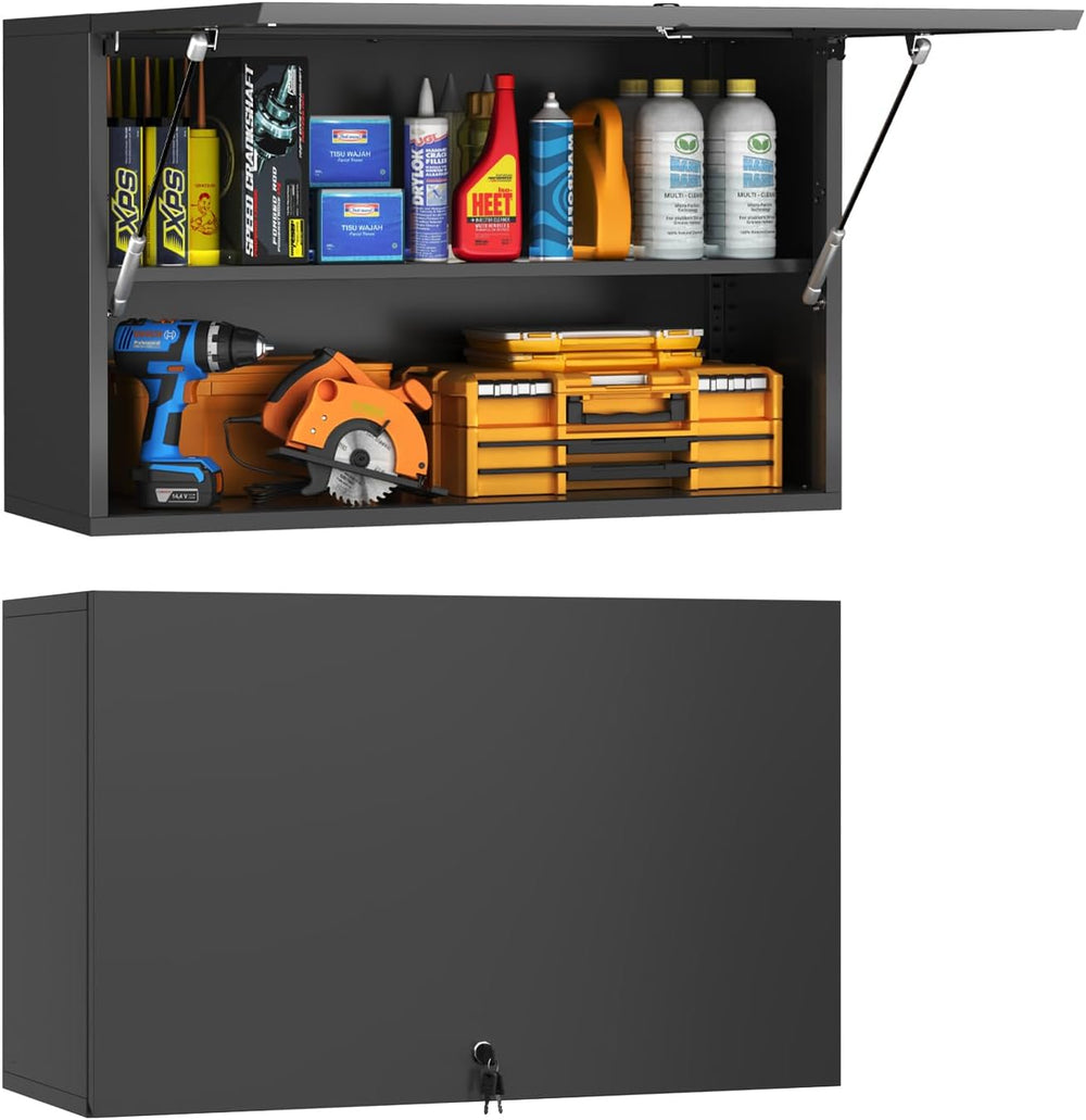 20" Metal Garage Wall Cabinet with Door and Adjustable Shelf