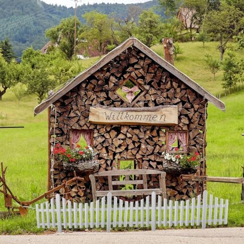 5 Pcs Flexible Picket Fence Garden Border, Plastic Decorative Landscape Edgin...