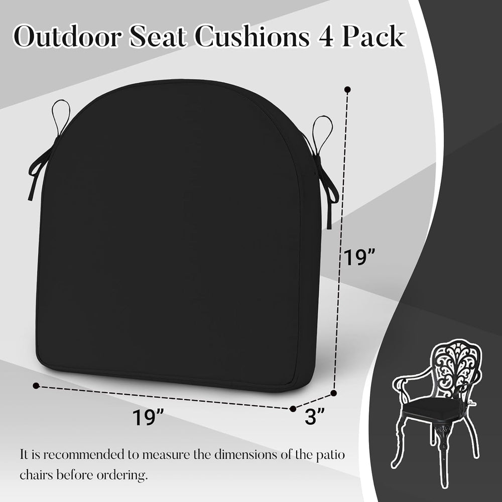 Basic Beyond Outdoor Cushions for Patio Furniture: Waterproof & UV Resist...
