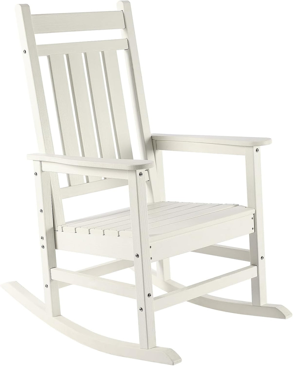 GARDENSTAR Oversized Outdoor Rocking Chair, All-Weather HDPE Patio Rocker for...