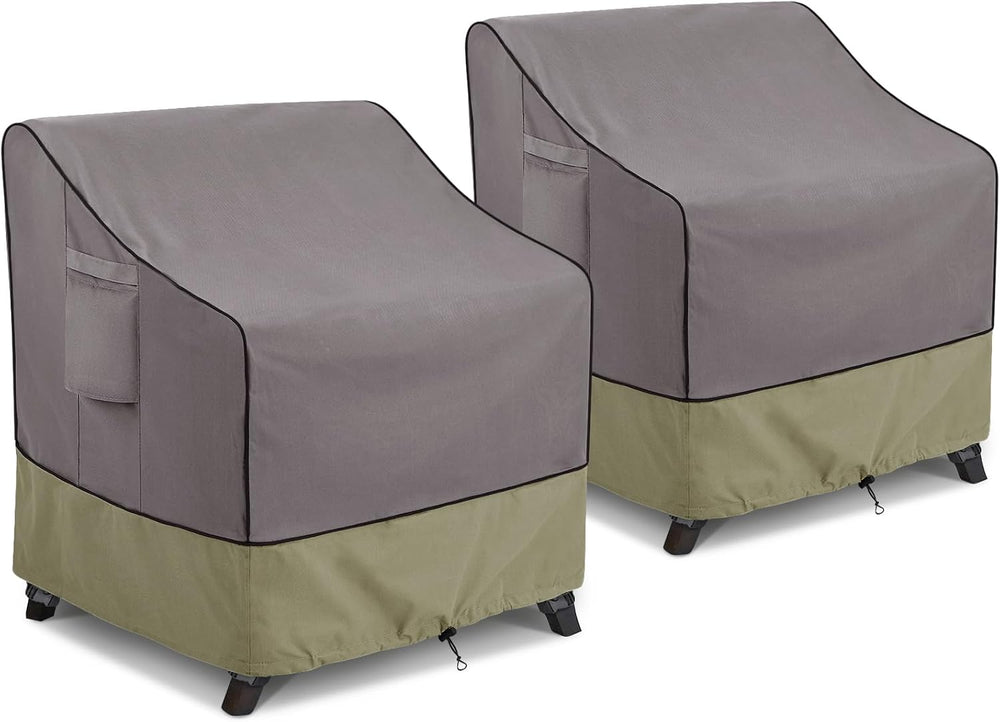 KylinLucky Outdoor Patio Chair Covers 2 Pack 31.5x33.5x36 inch waterproof