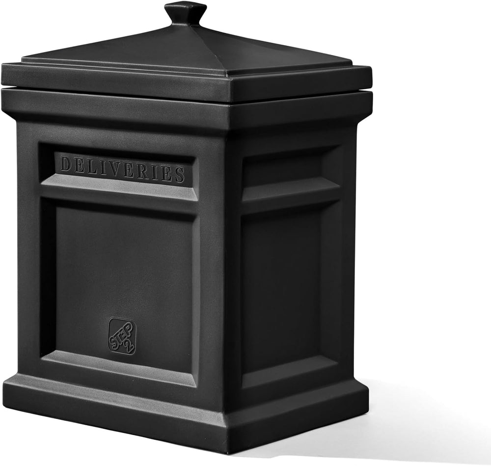 Step2 Express Parcel Delivery Box, Large Outdoor Package Bin with Lid, Weathe...