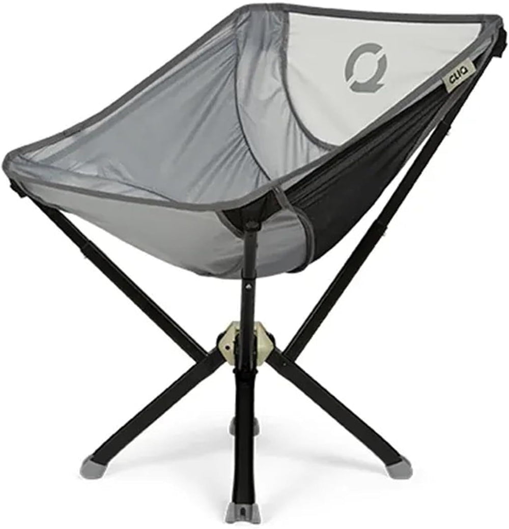 ClassiQ Low-Back Camping Chair, Lightweight Portable Chair, Grey