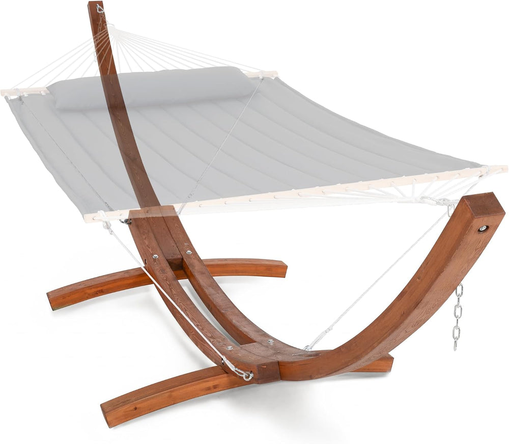 13.5 ft Wooden Hammock Stand Only, 475 lbs Capacity
