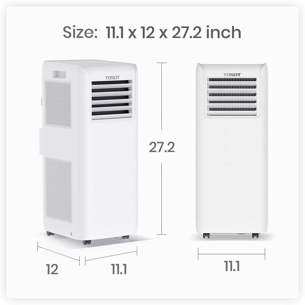 TOSOT 9,000 BTU Air Conditioner Easier to Install, Quiet and 3-in-1 Portable ...