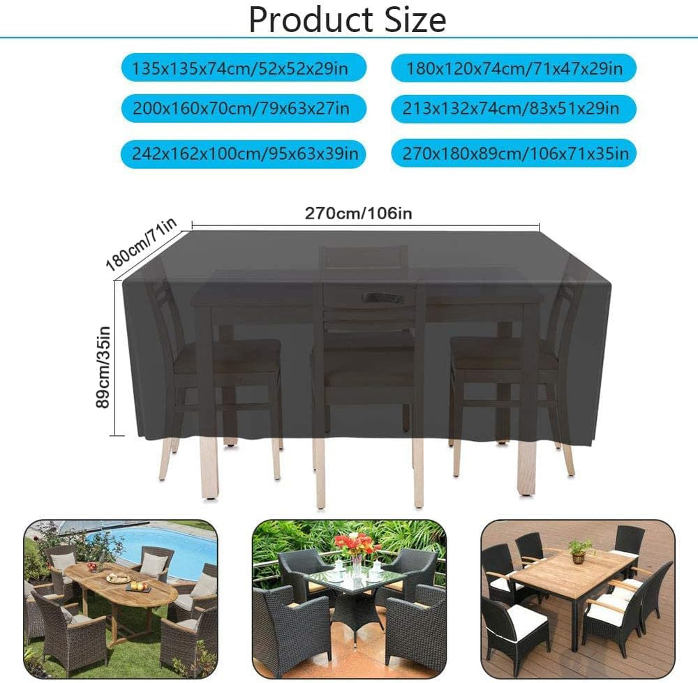 Kingling Patio Furniture Covers, Outdoor Furniture Covers Waterproof Outdoor ...
