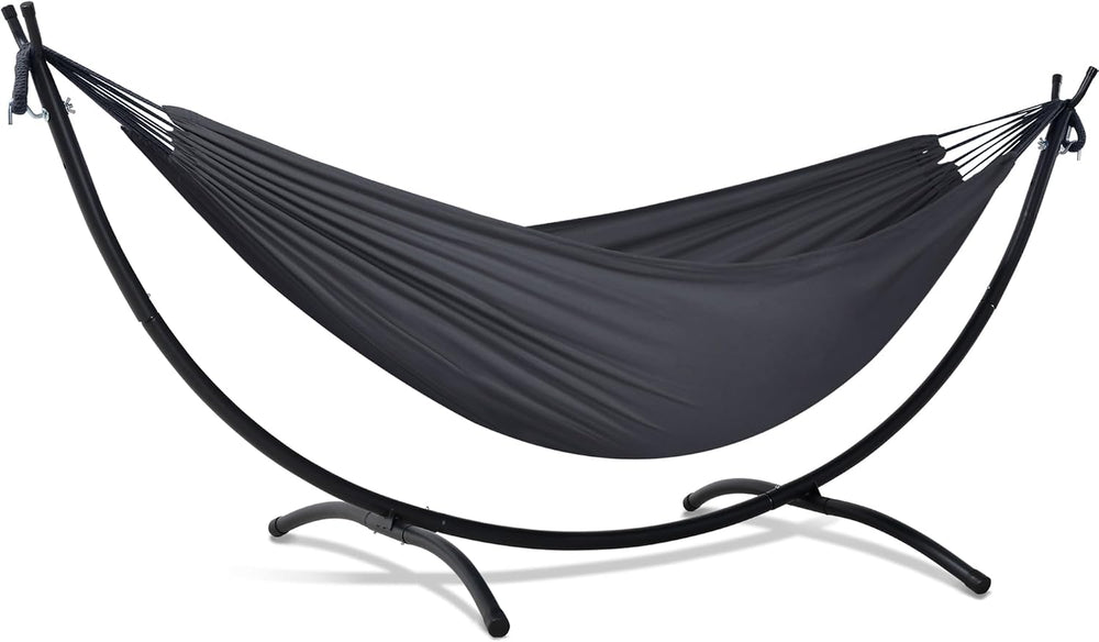 SUNCREAT Hammocks Standing Patio Hammock, Portable Hammock with Stand Foldabl...