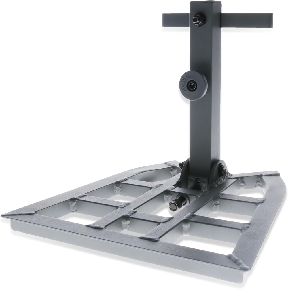 Hawk Full Platform Stand w/Silent Strap Attachment for Deer Hunting, Black