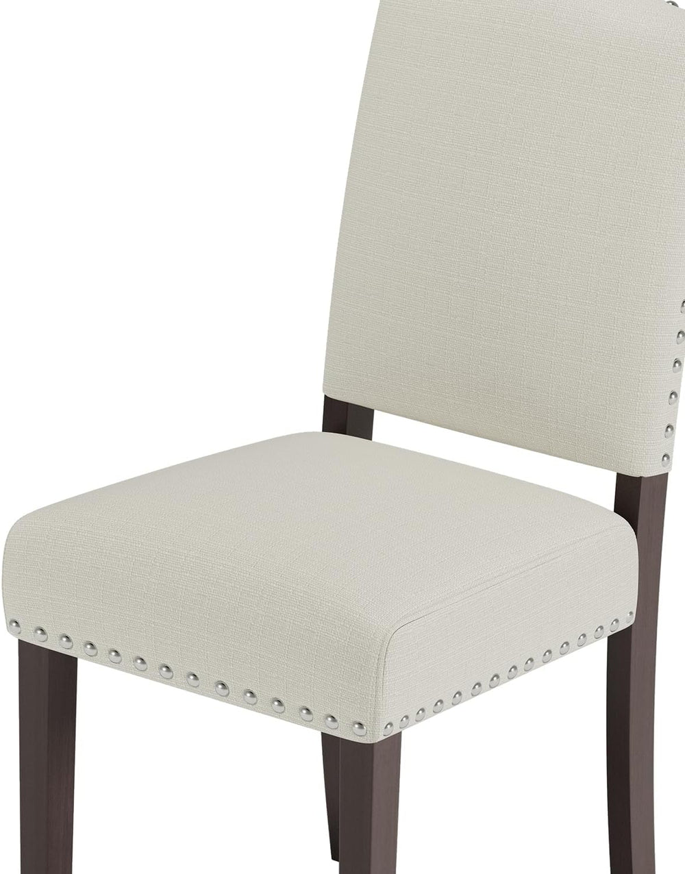 Upholstered Dining Chairs Set of 4 with Thickened Seat Cushion