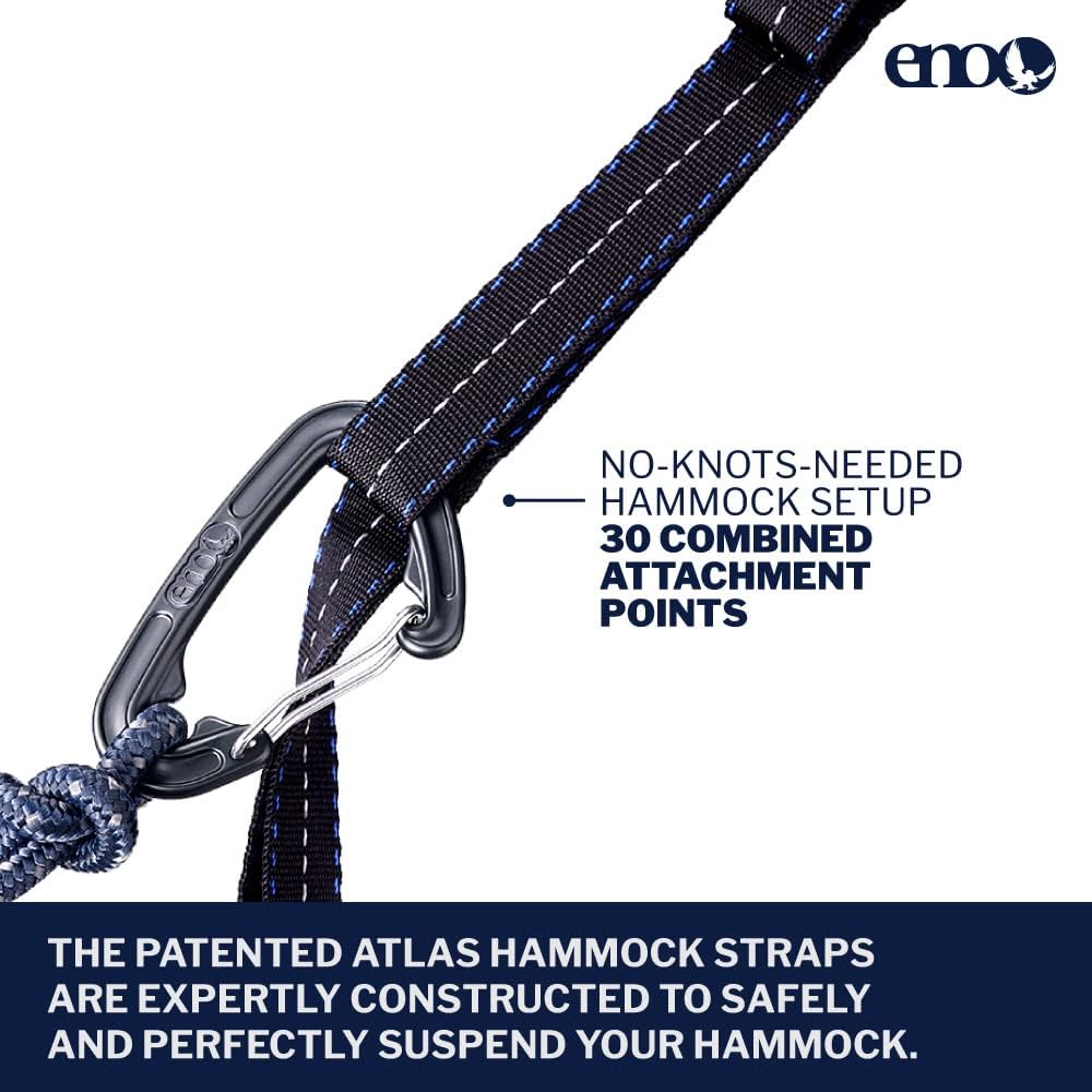 ENO Atlas Suspension System - Tree Strap for Hammock - Accessories for Campin...