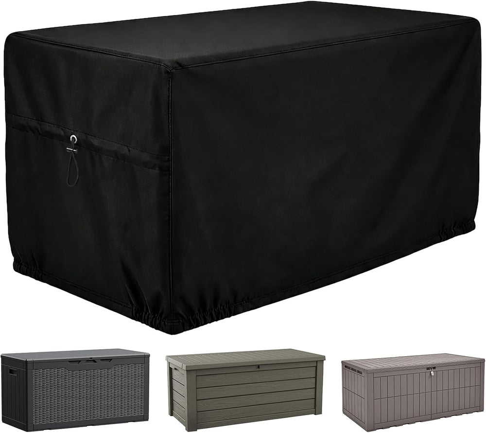 Deck Box Cover Waterproof,Patio Storage Box Cover 63"Lx30"Wx28"H