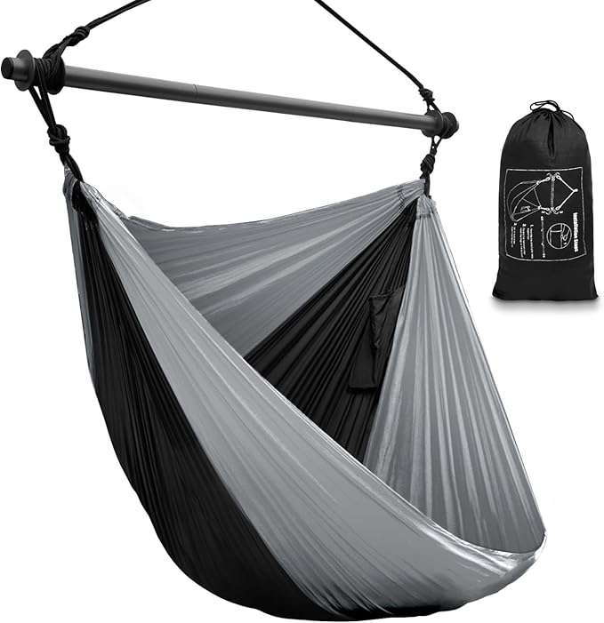 Hammock Swing Chair for Outdoor & Indoor, Lightweight & Portable, Per...