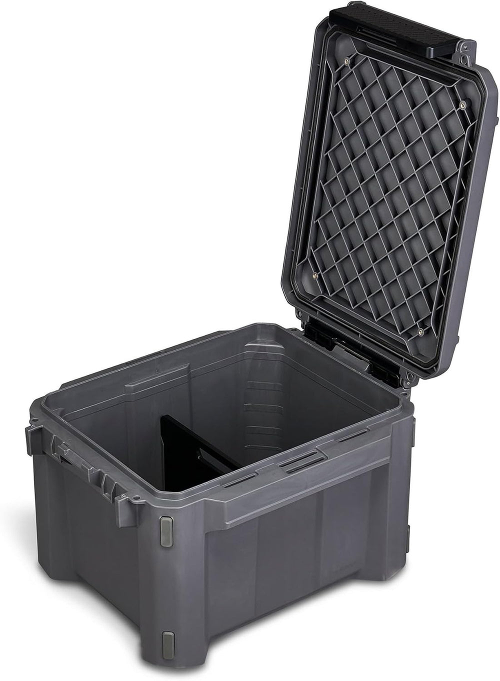 Plano GoNow Storage Trunk, Small, Charcoal, Season-Proof Stackable Gear Box w...