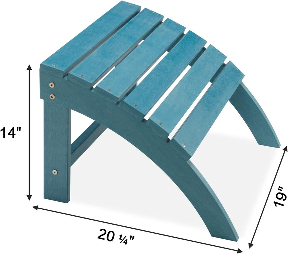 Adirondack Chair, HDPE All-Weather Outdoor Patio Chair
