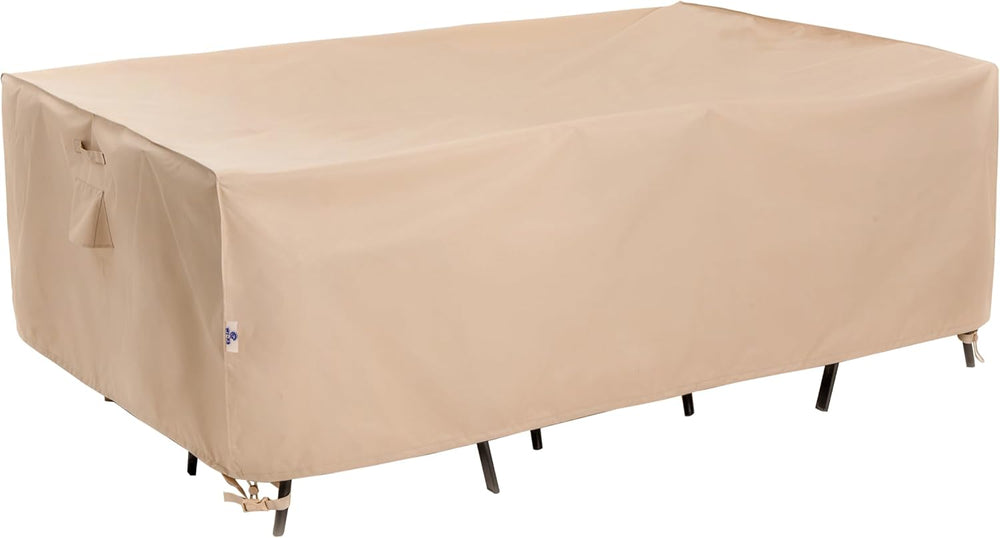WJ-X3 Outdoor Sectional Furniture Set Cover, 160W x 90D x 36H in, Beige
