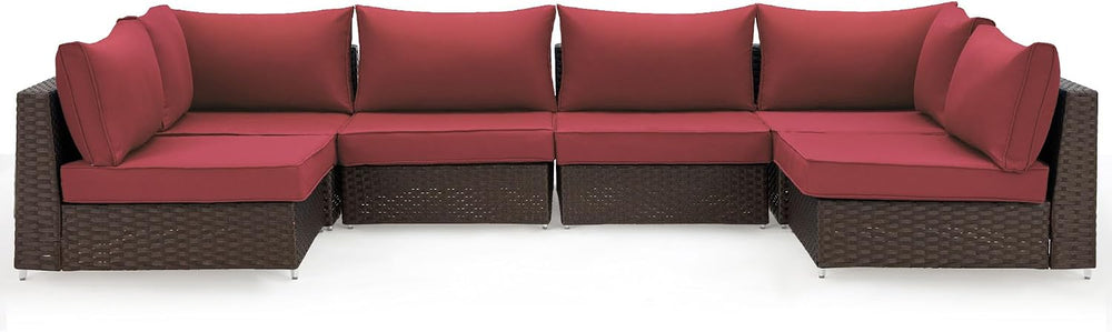 HOMREST Outdoor Replacement Cushions for Patio Furniture,Water-Repellent Sofa...