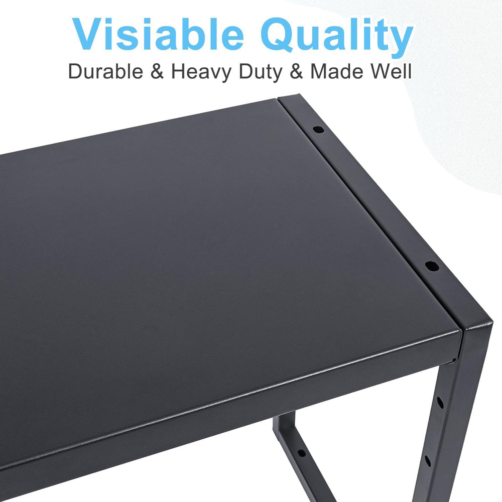 Expandable Metal Storage Shelves, 110LBS Heavy Duty Shelving Units and Storag...