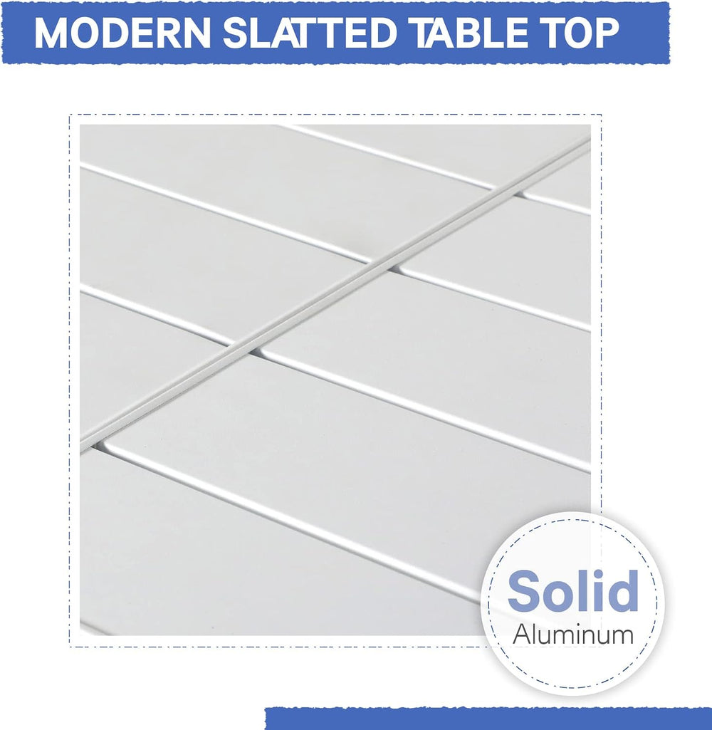 Soleil Jardin Aluminum Extendable Outdoor Dining Table, 35" - 71"