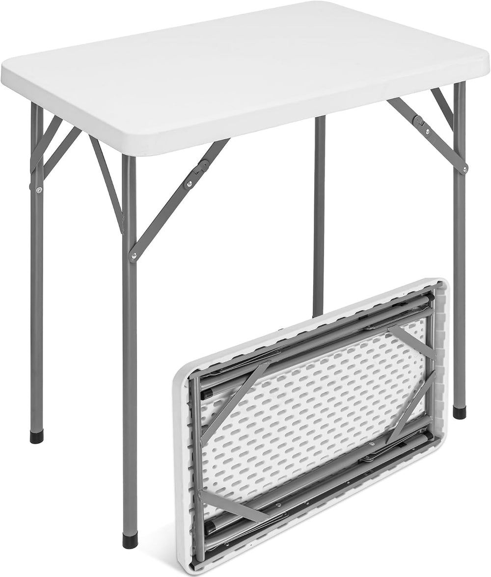 2.7FT Folding Table, 32 Inch Small Portable for Camping & RV