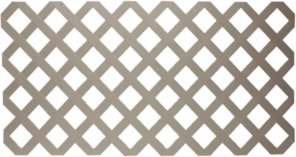 White Plastic Lattice Fence (48 in.) for Use with Fanta-Sea Pools | 4-Pack