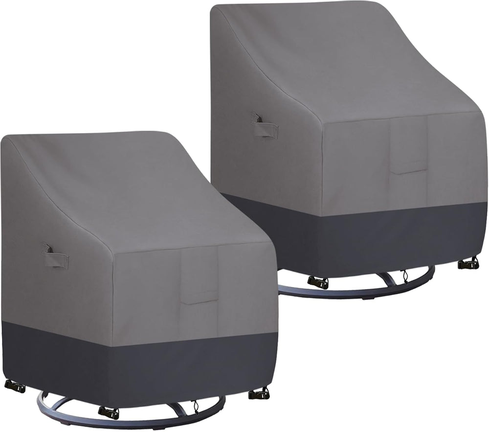 Easy-Going Waterproof Outdoor Swivel Chair Cover, 2 Pack-35Wx37Dx38.5H inch