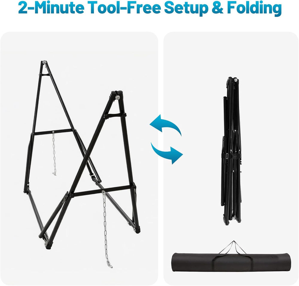 Foldable Hammock Stand,Portable for Outdoor or Indoor,Without Cloth.