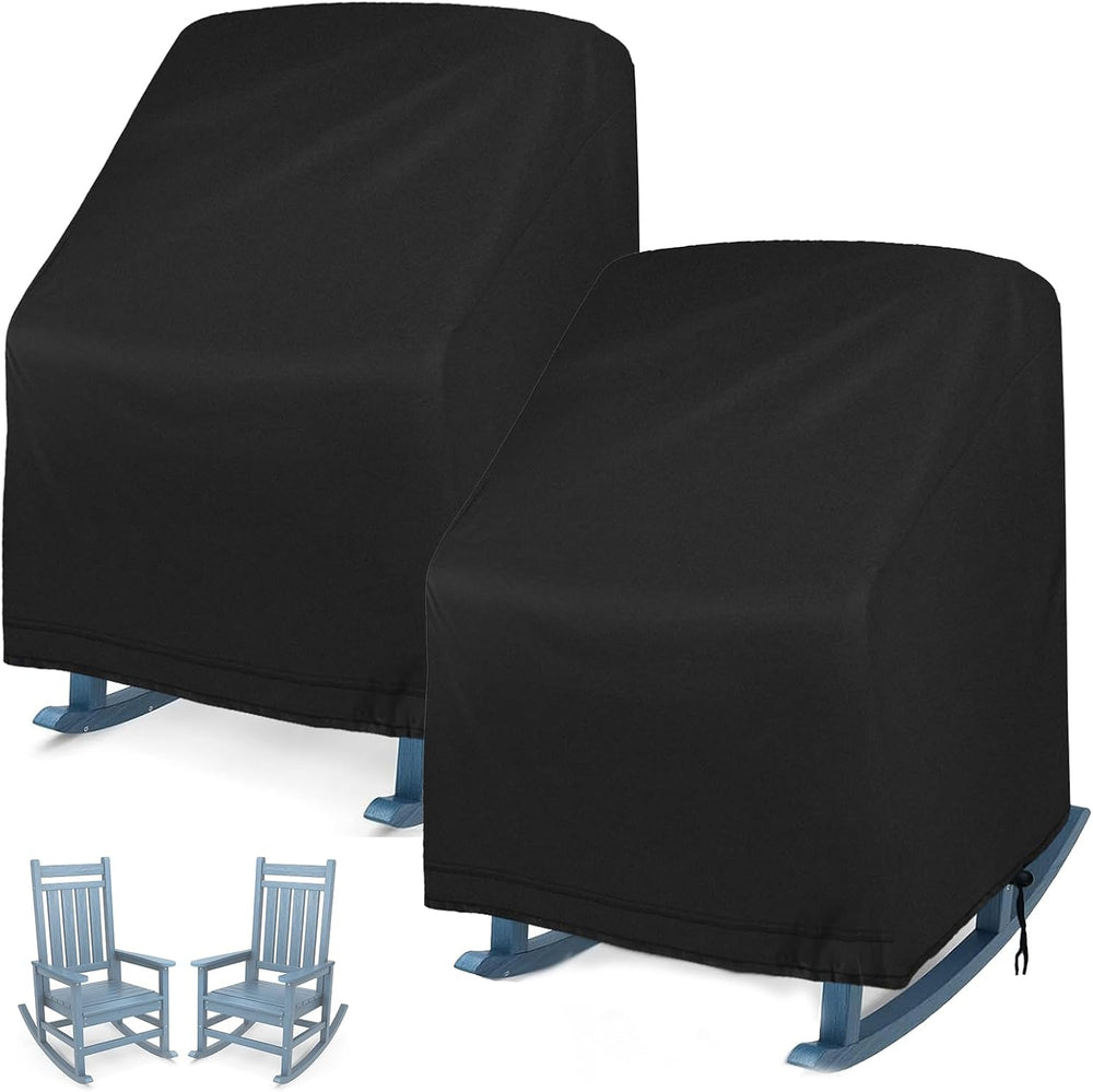 Oslimea Patio Rocking Chair Cover 2Pack, 27.5"W x 32.5"D x 39"...