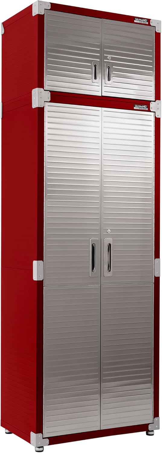 Seville Classics UltraHD 2-Piece Heavy Duty Mega Solid Steel Metal 2-Door Loc...