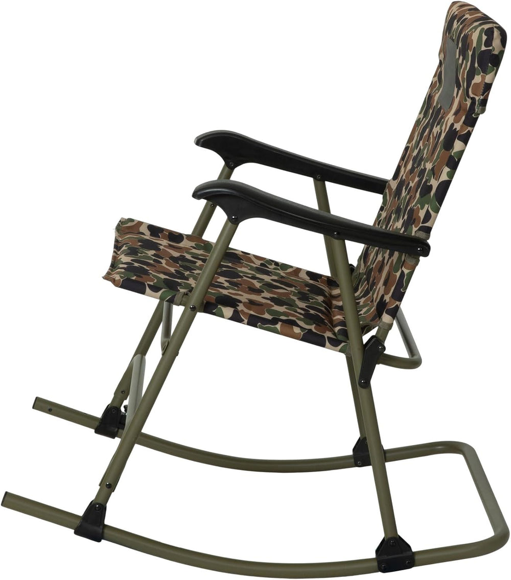 Banded Folding Rocking Chair