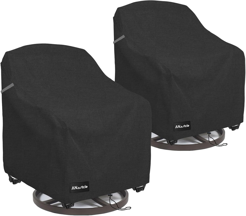 Patio Swivel Rocking Chair Cover 2-Pack,100% Waterproof Heavy Duty Outdoor Ch...