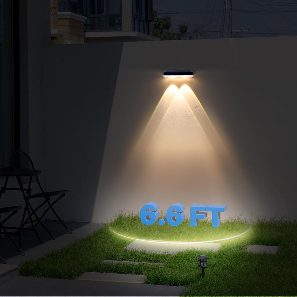 Solar Deck Lights Outdoor 12 Pack for Wall, Step, Porch, Deck, Railing