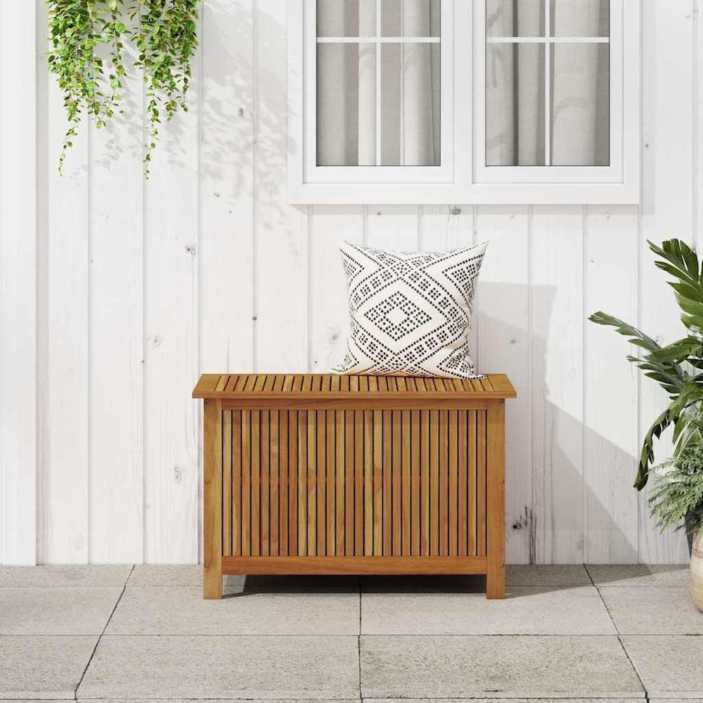 vidaXL Garden Storage Box 35.4"x19.7"x22.8" Solid Wood Acacia