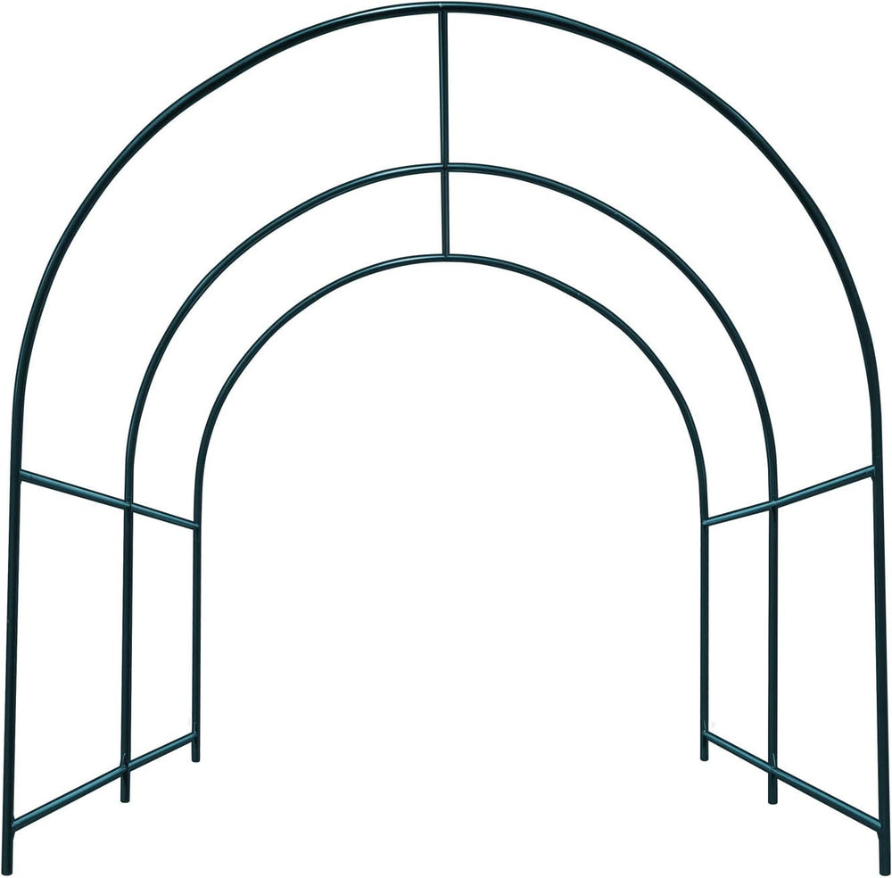 Multi-Size Large Garden Support Arch Frame Climbing Plant Arch Arbor for Flow...