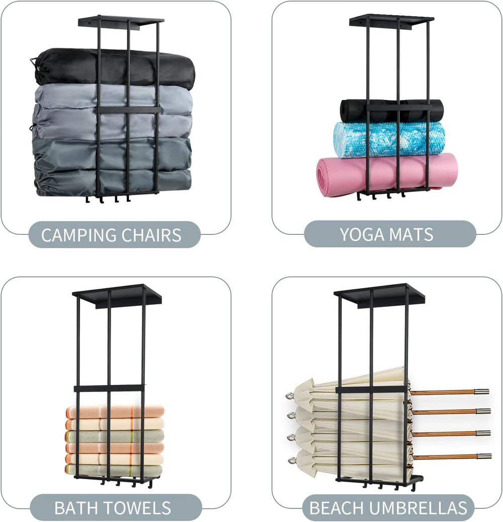 Camping Chair Rack for Garage Storage,Garage Organization Wall