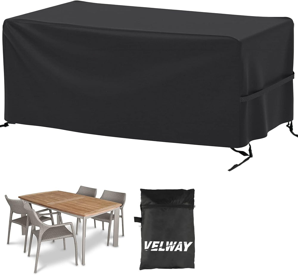 Velway Patio Furniture Cover Outdoor, Waterproof Rectangular Patio Table Chai...